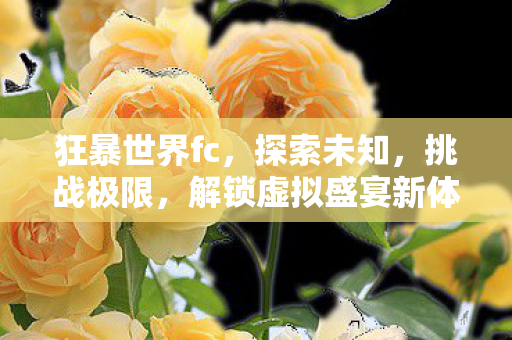 狂暴世界fc，探索未知，挑战极限，解锁虚拟盛宴新体验