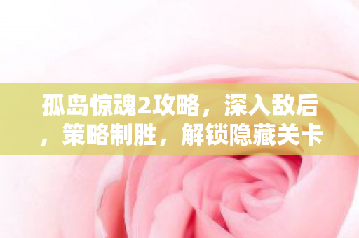 孤岛惊魂2攻略图片
