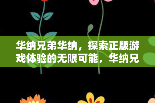 华纳兄弟华纳,探索正版游戏体验的无限可能,华纳兄弟探索正版游戏体验的无限可能 华纳兄弟华纳,探索正版游戏体验的无限可能,华纳兄弟探索正版游戏体验的无限可能