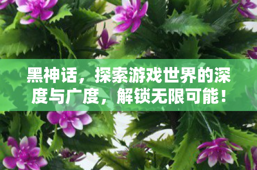 黑神话,探索游戏世界的深度与广度,解锁无限可能! 黑神话,探索游戏世界的深度与广度,解锁无限可能!