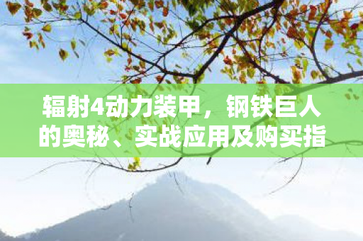 辐射4动力装甲,钢铁巨人的奥秘、实战应用及购买指南 辐射4动力装甲,钢铁巨人的奥秘、实战应用及购买指南