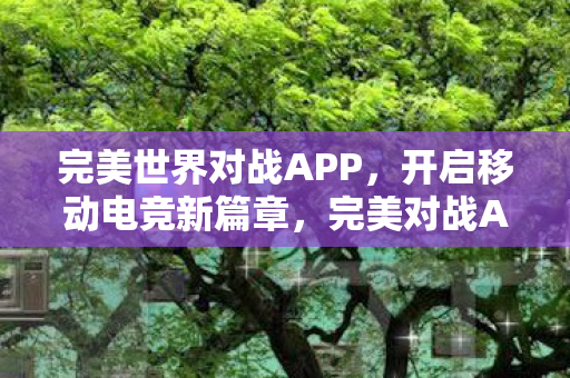 完美世界对战APP图片