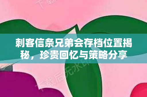 刺客信条兄弟会存档位置揭秘图片