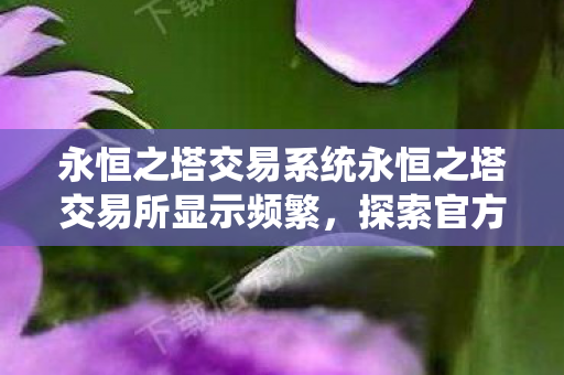 永恒之塔交易系统永恒之塔交易所显示频繁，探索官方交易平台的魅力与优势，永恒之塔交易所，探索官方交易平台的魅力与优势