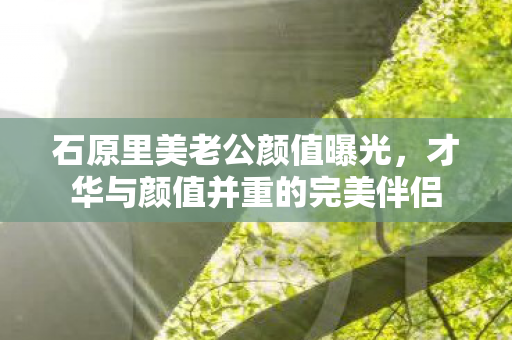 石原里美老公颜值曝光，才华与颜值并重的完美伴侣