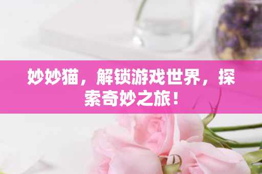 妙妙猫，解锁游戏世界，探索奇妙之旅！