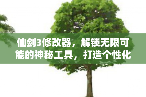 仙剑3修改器，解锁无限可能的神秘工具，打造个性化游戏体验！