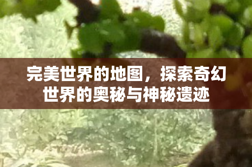 探索奇幻世界的奥秘与神秘遗迹图片