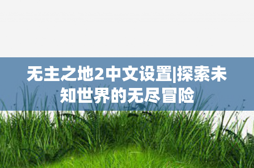 无主之地2中文设置|探索未知世界的无尽冒险 无主之地2中文设置|探索未知世界的无尽冒险