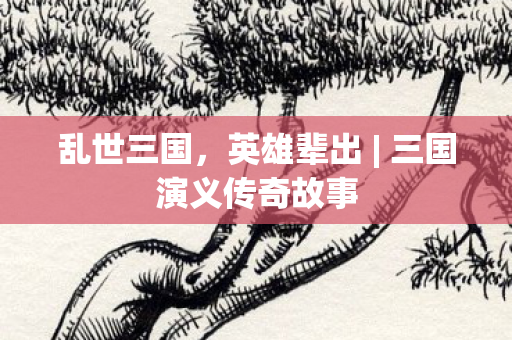 乱世三国，英雄辈出 | 三国演义传奇故事