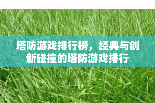 塔防游戏排行榜，经典与创新碰撞的塔防游戏排行