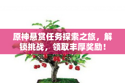 原神悬赏任务探索之旅，解锁挑战，领取丰厚奖励！