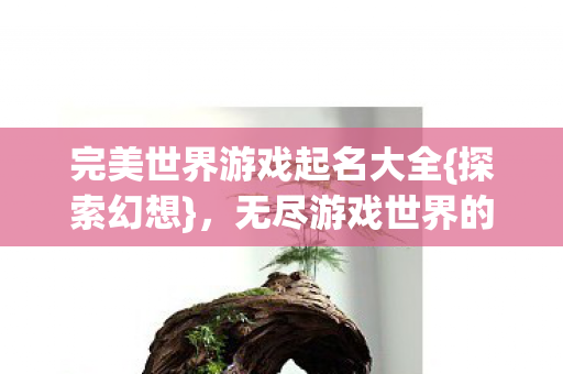 无尽游戏世界的创意命名指南图片