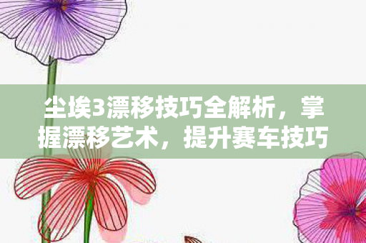 尘埃3漂移技巧全解析,掌握漂移艺术,提升赛车技巧! 尘埃3漂移技巧全解析,掌握漂移艺术,提升赛车技巧!