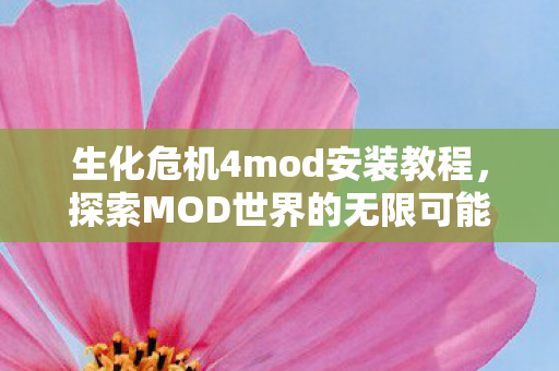 生化危机4mod安装教程图片