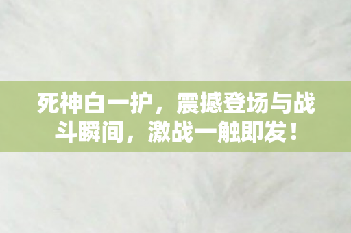 死神白一护，震撼登场与战斗瞬间，激战一触即发！