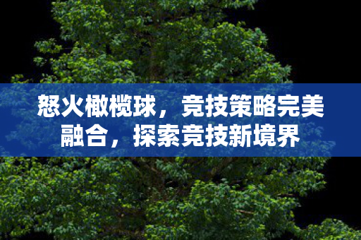 怒火橄榄球，竞技策略完美融合，探索竞技新境界
