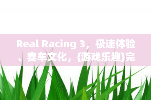 Real Racing 3，极速体验、赛车文化，{游戏乐趣}完美融合
