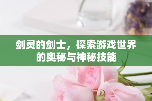 剑灵的剑士，探索游戏世界的奥秘与神秘技能