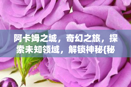 阿卡姆之城，奇幻之旅，探索未知领域，解锁神秘{秘密}