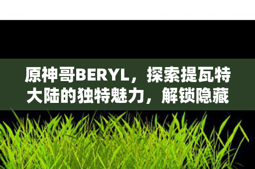 原神哥BERYL,探索提瓦特大陆的独特魅力,解锁隐藏宝藏 原神哥BERYL,探索提瓦特大陆的独特魅力,解锁隐藏宝藏