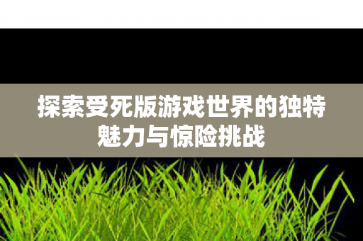 探索受死版游戏世界的独特魅力与惊险挑战 探索受死版游戏世界的独特魅力与惊险挑战