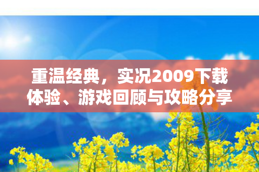 实况2009下载体验图片