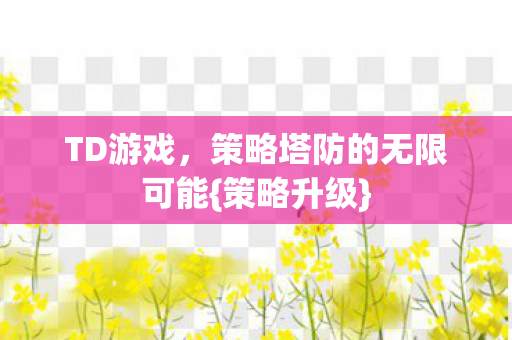 策略塔防的无限可能图片