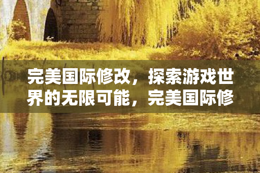 完美国际修改，探索游戏世界的无限可能，完美国际修改，解锁游戏世界的无限可能