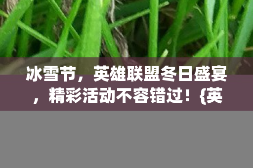 英雄联盟冬日盛宴图片