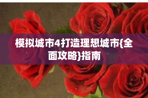 模拟城市4打造理想城市图片