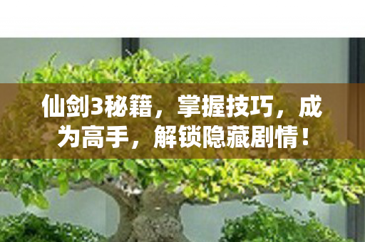 解锁隐藏剧情图片