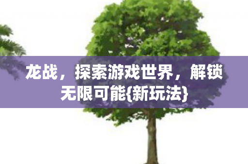 龙战,探索游戏世界,解锁无限可能{新玩法} 龙战,探索游戏世界,解锁无限可能{新玩法}