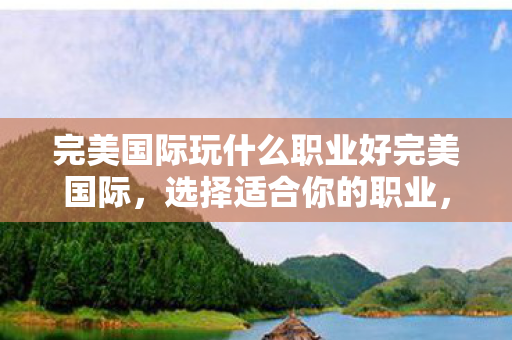 完美国际玩什么职业好完美国际，选择适合你的职业，完美国际，如何选择适合你的职业？