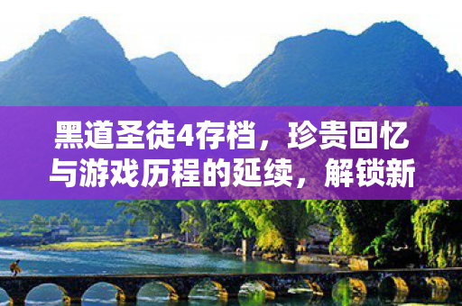黑道圣徒4存档,珍贵回忆与游戏历程的延续,解锁新冒险! 黑道圣徒4存档,珍贵回忆与游戏历程的延续,解锁新冒险!