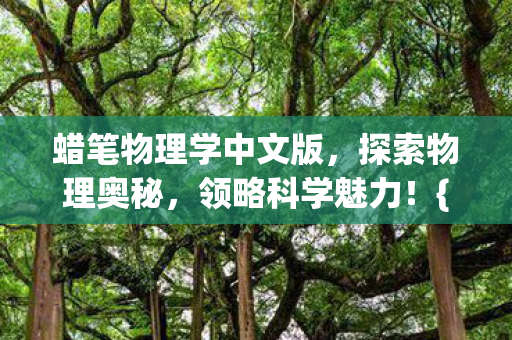 蜡笔物理学中文版图片