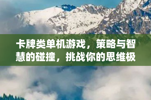 卡牌类单机游戏,策略与智慧的碰撞,挑战你的思维极限!{策略卡牌} 卡牌类单机游戏,策略与智慧的碰撞,挑战你的思维极限!{策略卡牌}