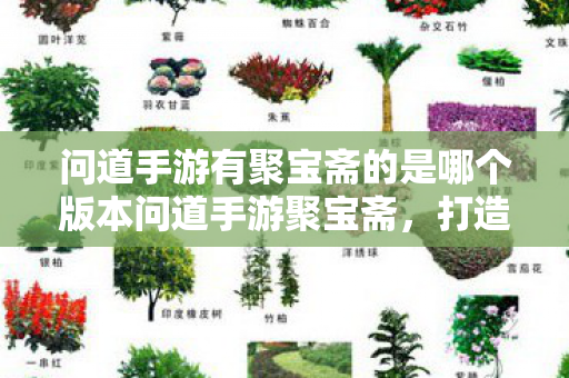 问道手游有聚宝斋的是哪个版本问道手游聚宝斋，打造你的专属游戏经济生态圈，问道手游聚宝斋，打造专属游戏经济生态圈
