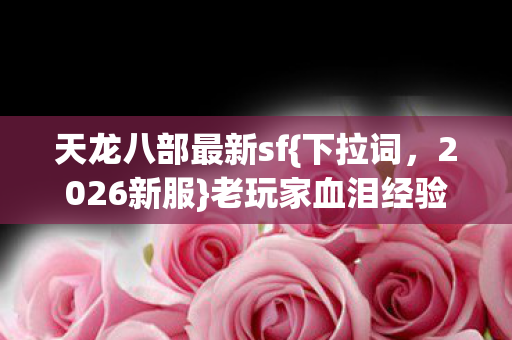 老玩家血泪经验助新人避坑图片