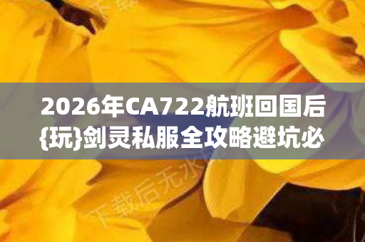 2026年CA722航班回国后图片
