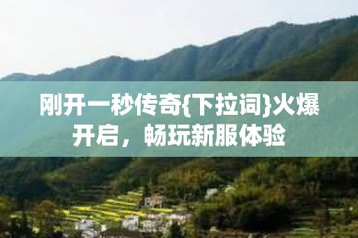 刚开一秒传奇图片