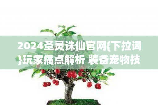 玩家痛点解析 装备宠物技能全攻略图片