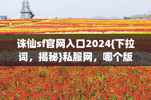 诛仙sf官网入口2024图片
