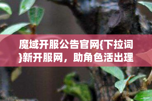助角色活出理想模样图片