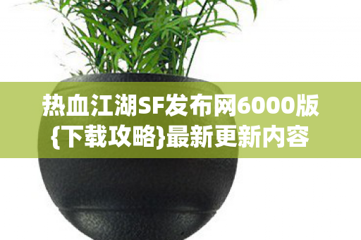 热血江湖SF发布网6000版图片