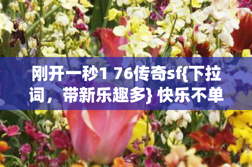 刚开一秒1 76传奇sf图片