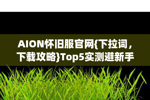 Top5实测避新手雷区图片