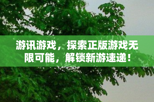 游讯游戏,探索正版游戏无限可能,解锁新游速递! 游讯游戏,探索正版游戏无限可能,解锁新游速递!