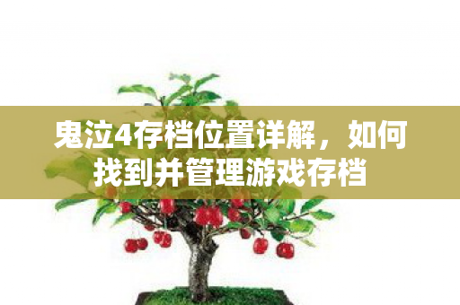 如何找到并管理游戏存档图片