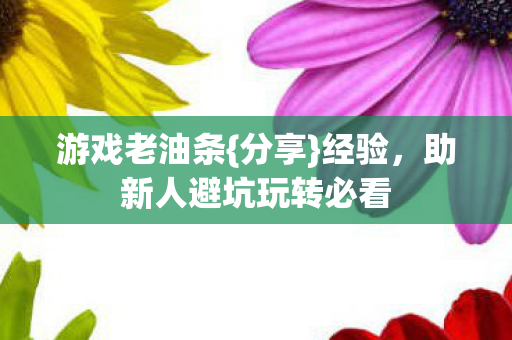 助新人避坑玩转必看图片